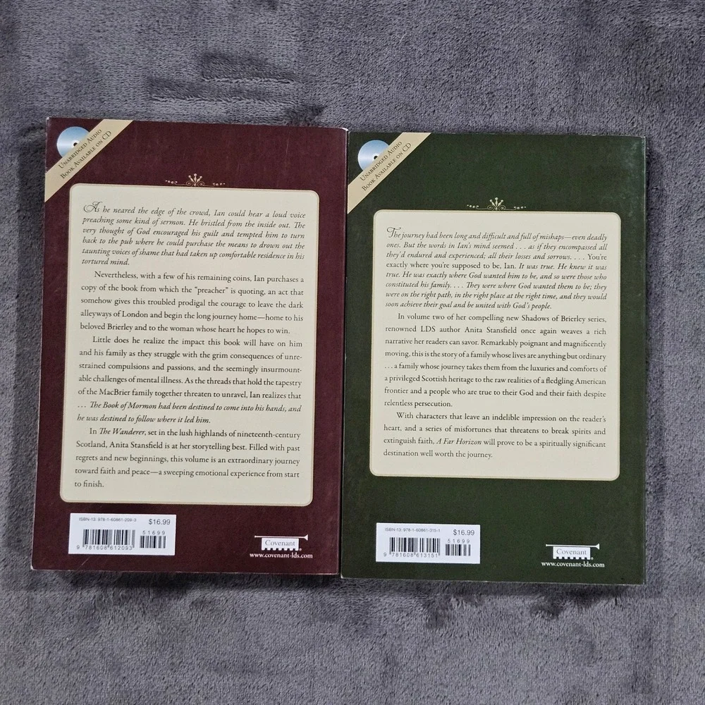 Shadows of Brierley Anita Stansfield Lot of 2: Volume 1-2 The‎ Wanderer